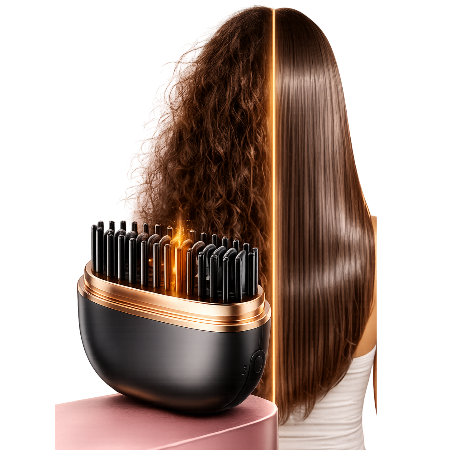 Peine Alisador Inalámbrico Anti frizz
